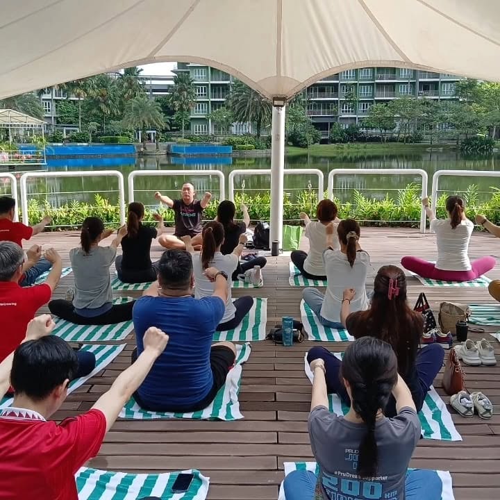 Wellness session outdoor
